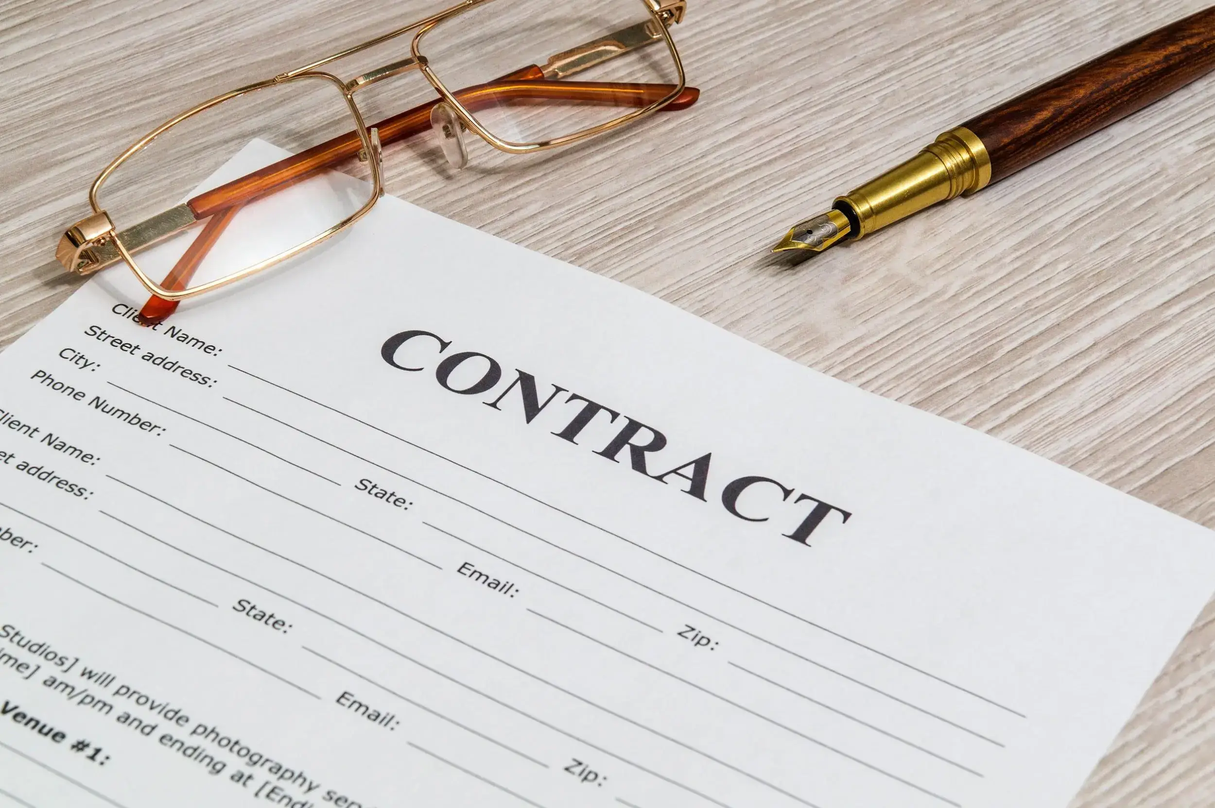 Construction contract illustrating the distinction between prime contracts and subcontracts for California B General Building Contractors.