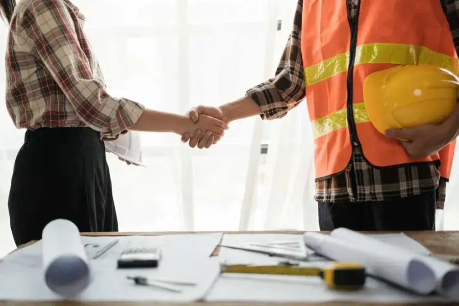 New client handshake after obtaining a B-2 Contractor’s License in California