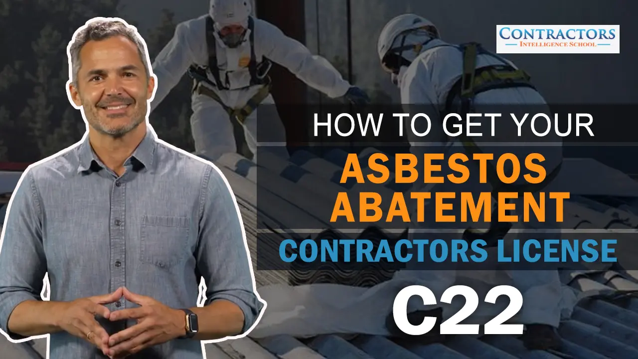 Watch information on how to get an asbestos abatement contractors license