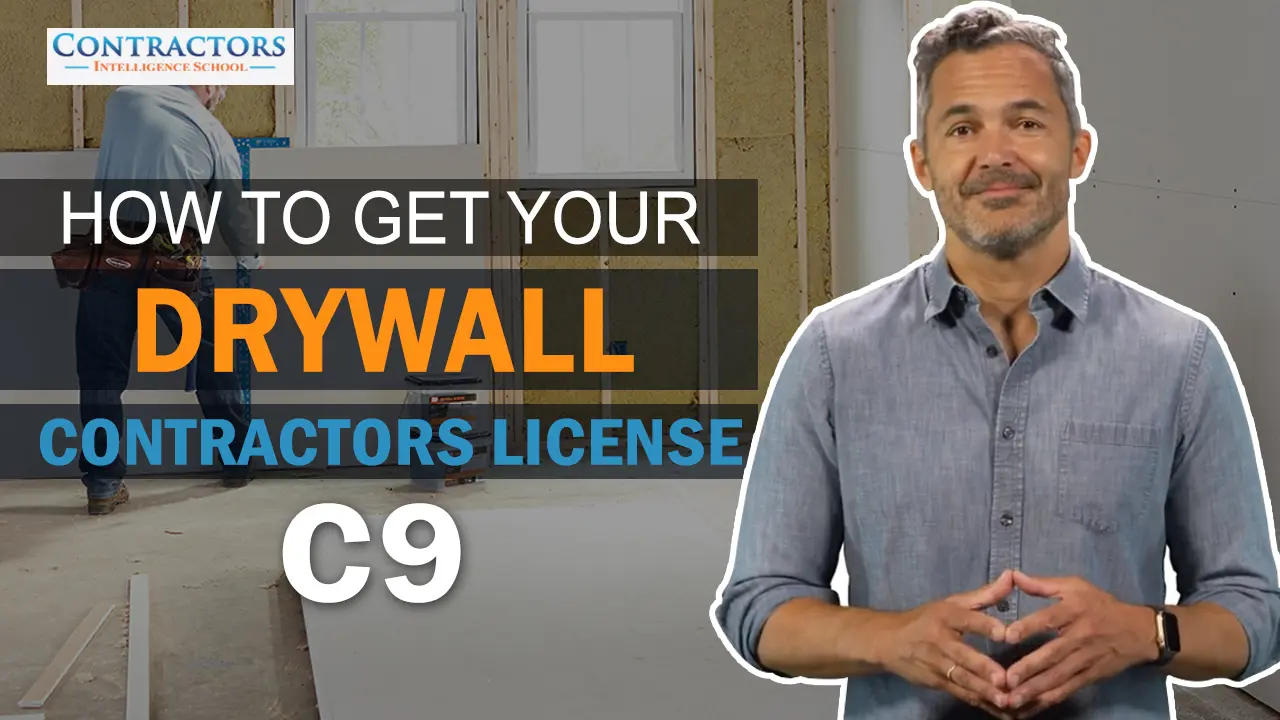 Drywall Contractors License C9 Exam Preparation California