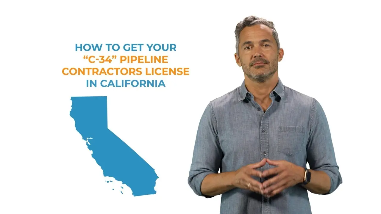 Watch information on how to get a pipeline contractors license