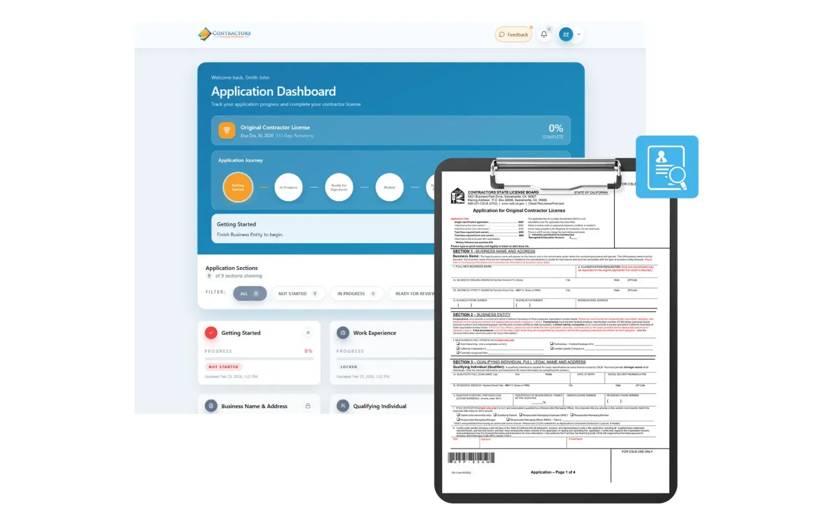 Contractor exam preparation materials